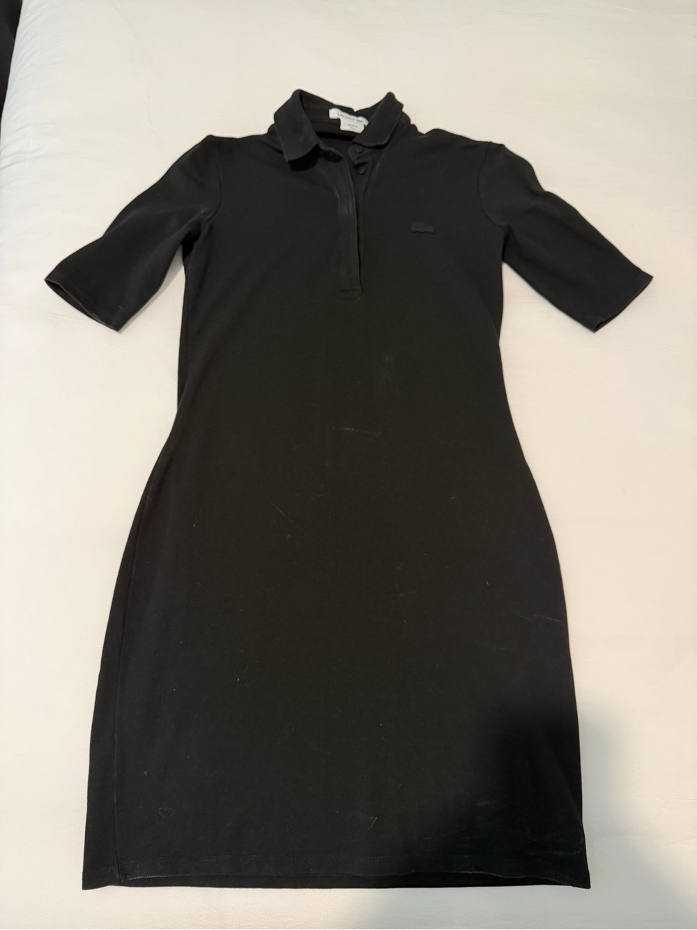 Lacoste Black Polo Mini Dress
